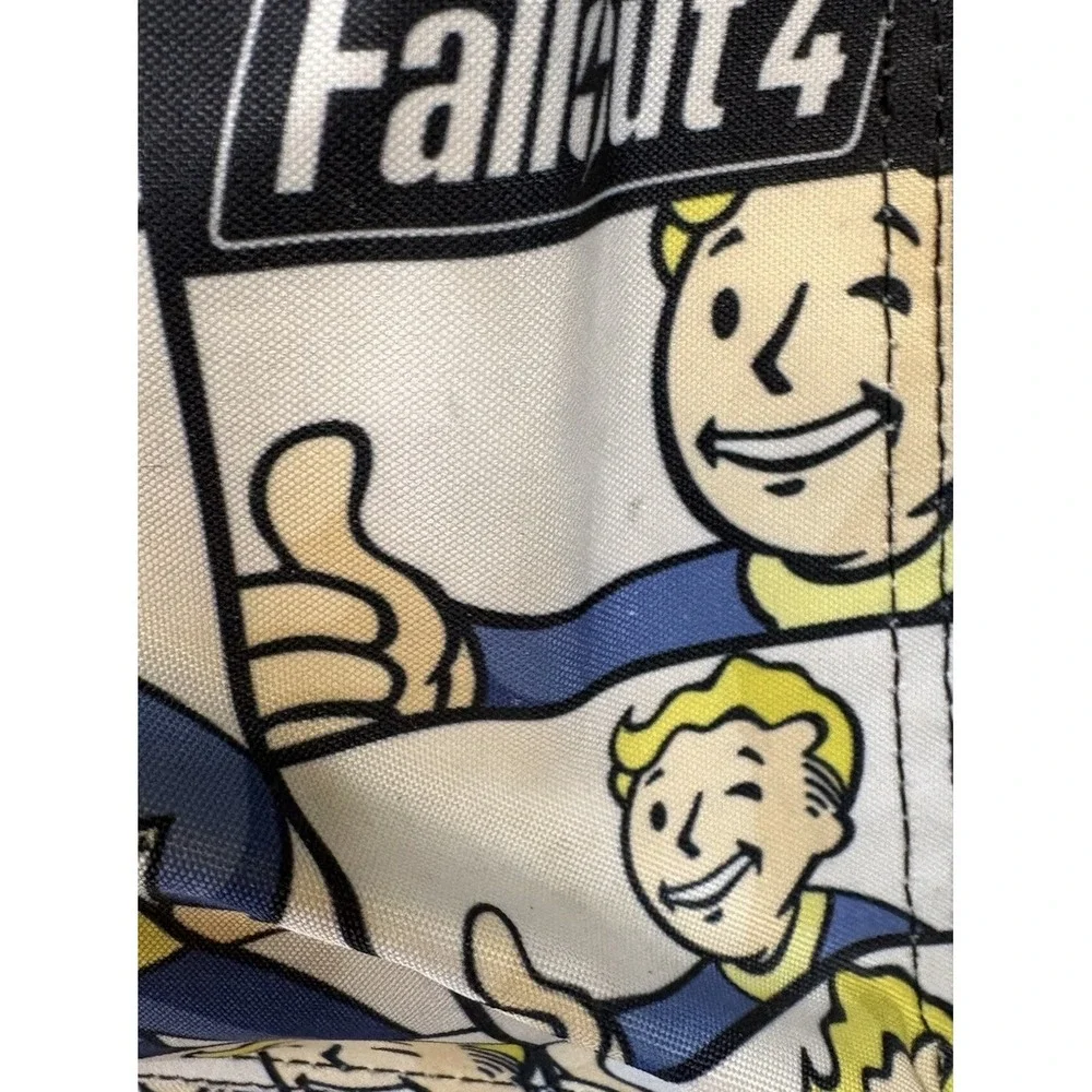 Bethesda Fallout Vault Boy Backpack with Zippered Pocket Video Game Merchandise